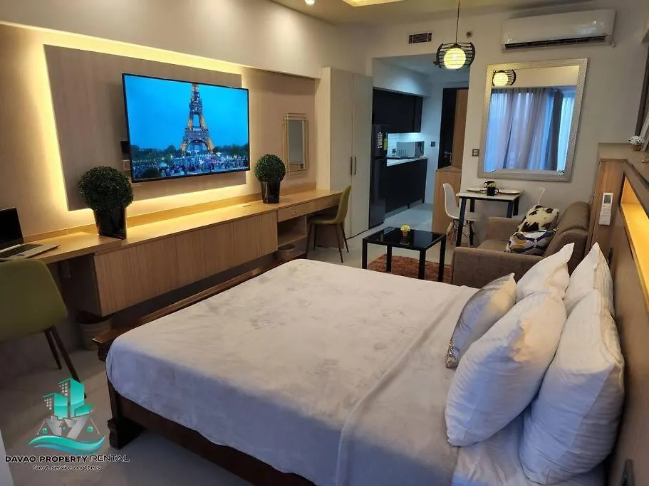 Luxurious Studio Unit W/Queen Bed@ Aeon Tower 1733 Davao City