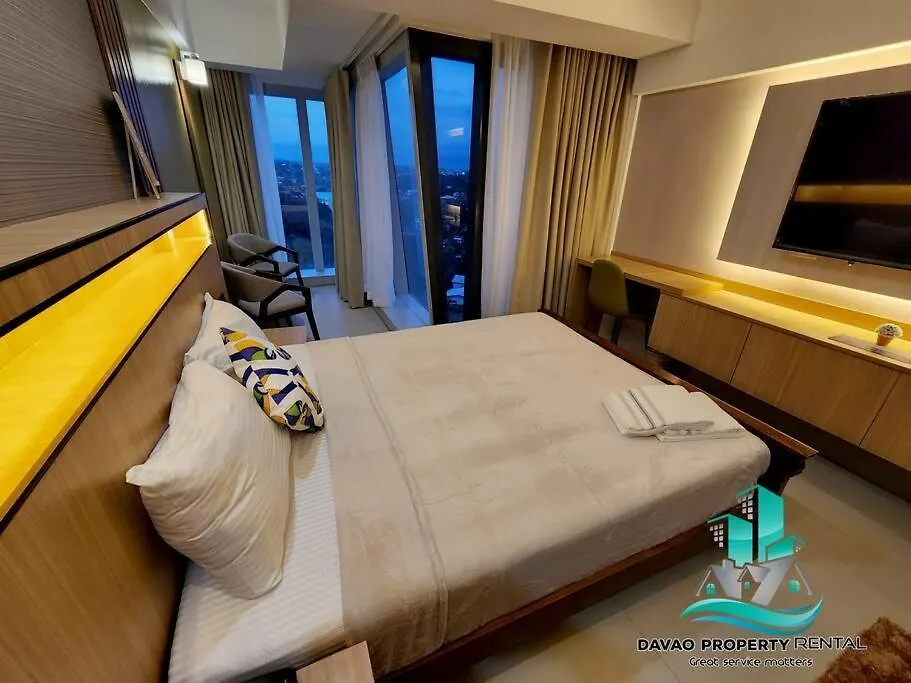 Daire Luxurious Studio Unit W/Queen Bed@ Aeon Tower 1733 Davao City Filipinler